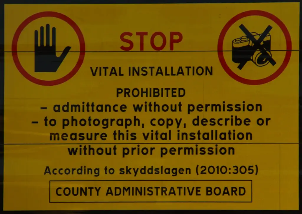 Vital installation prohibited