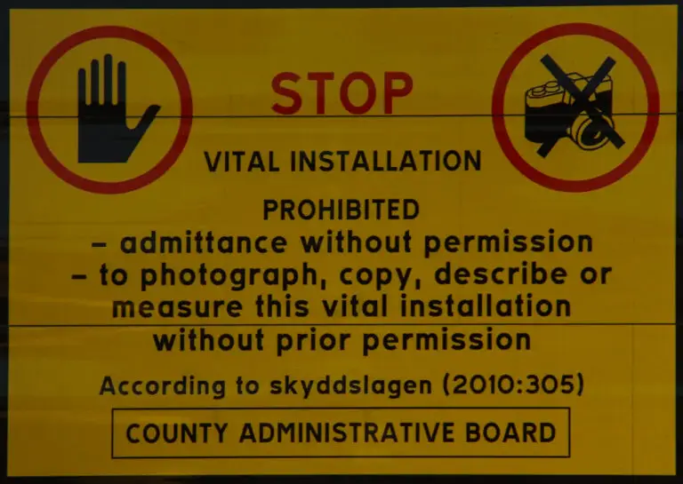 Vital installation prohibited