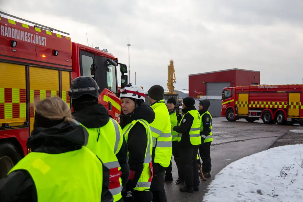 Samverkansövning Energihamnen