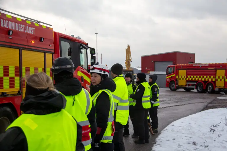 Samverkansövning Energihamnen