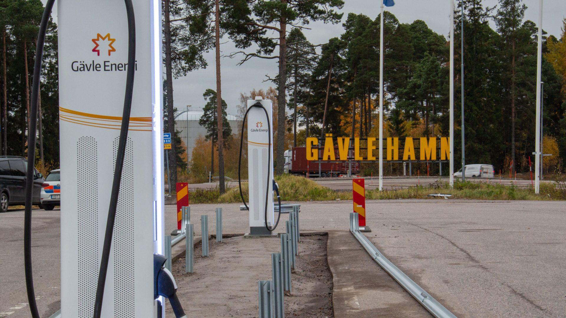 Laddstationer Gävle hamn