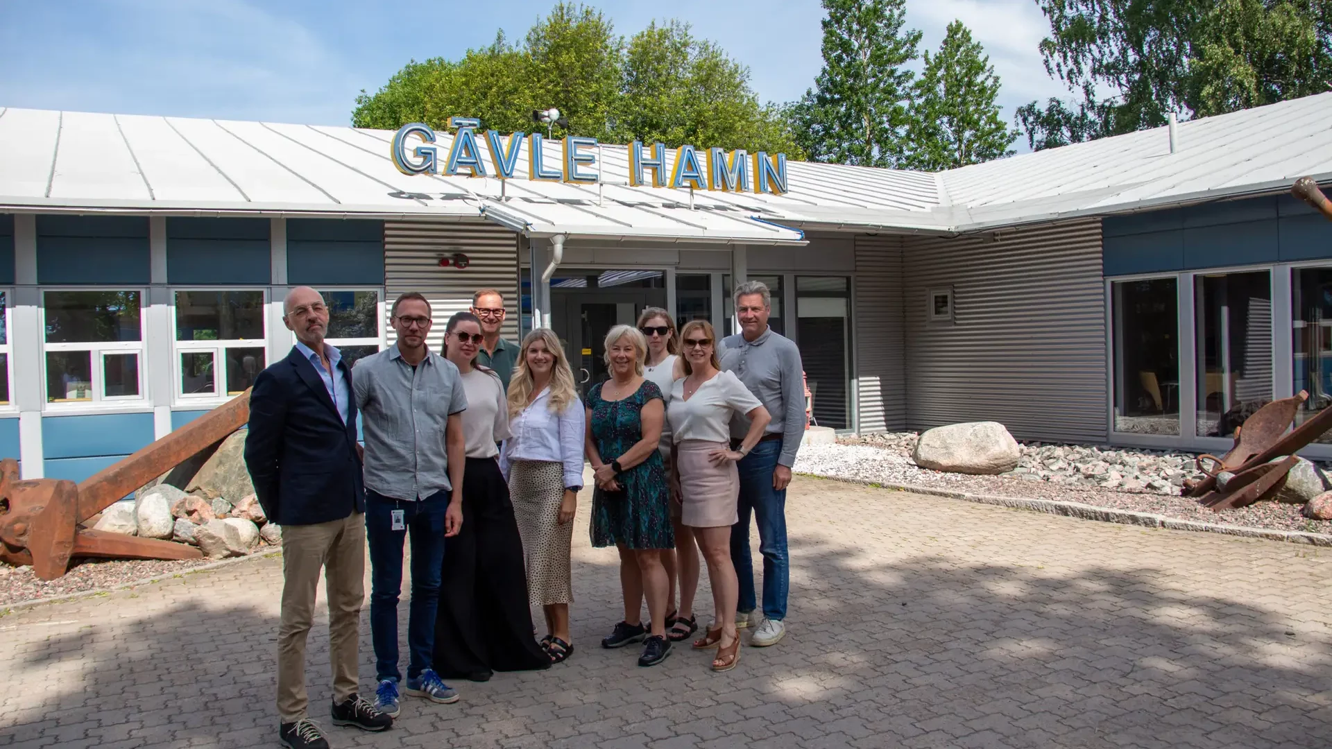 Representanter från Gävle, Luleå och Piteå hamnar samt Sjöfartsverket.